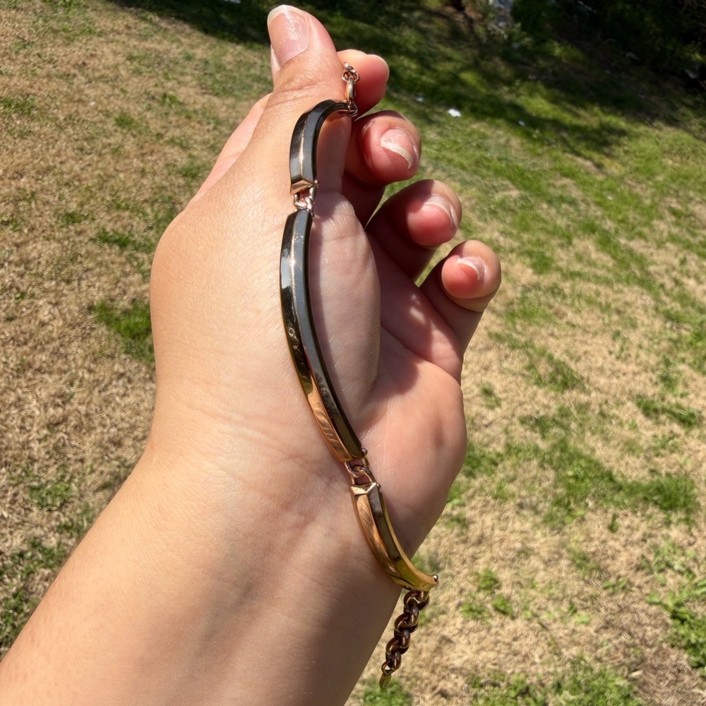 Fossil Copper Colored Articulated Bracelet